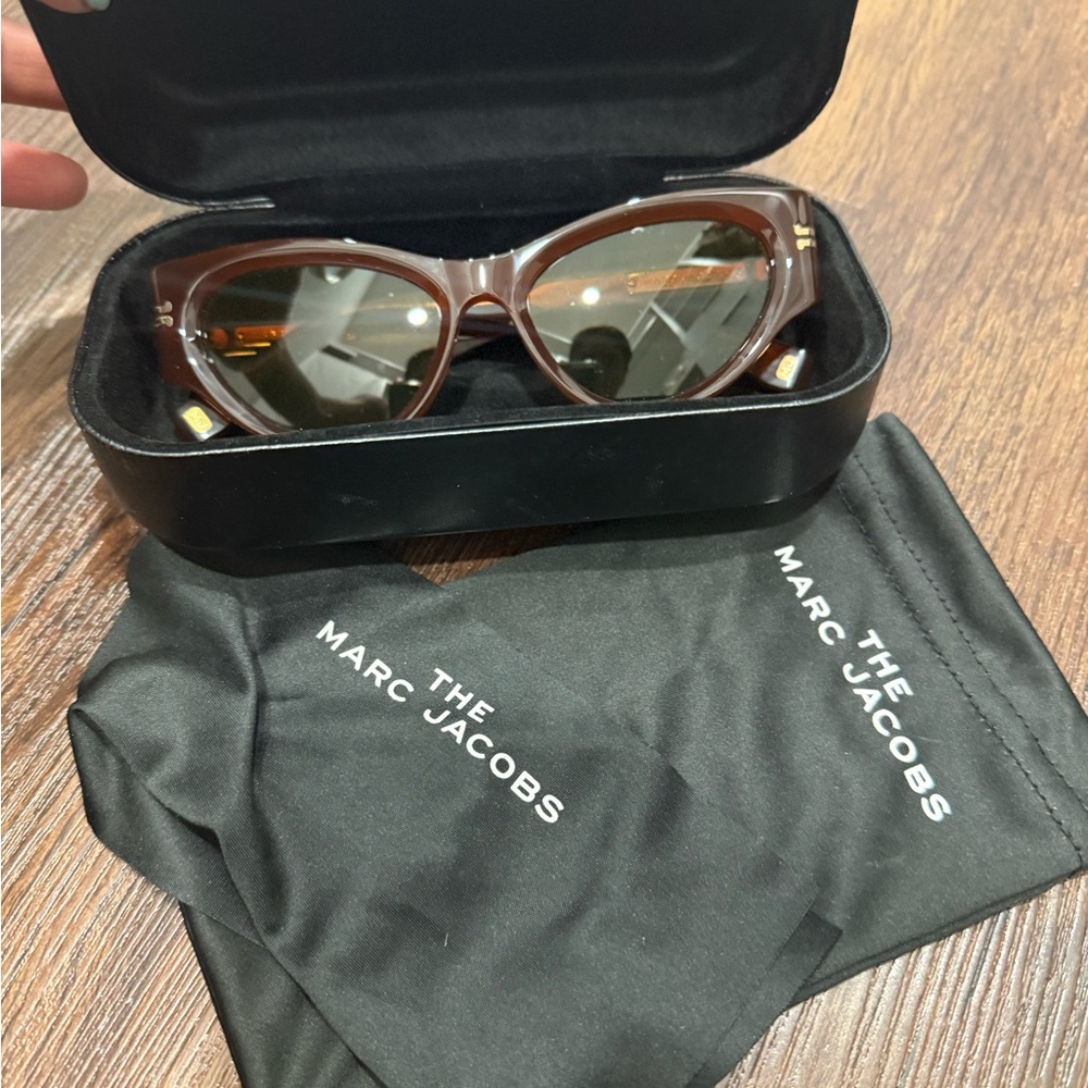 Marc Jacobs Brown Sunglasses with Tortoiseshell Design